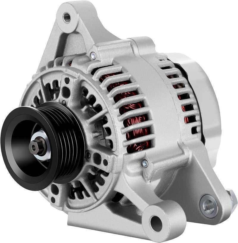 ASTOU L4 1.8L New Alternator Replacement for Toyota Corolla 2003 2005 2006 2007 2008, Matrix 2003-2008, Celica 2000-2005, for Pontiac Vibe 2003 2004 2005 2006 2007 2008 Replace# 27060-0D110 13878 - Image 1